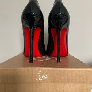 CHRISTIAN LOUBOUTIN Pigalle 120 Patent Black